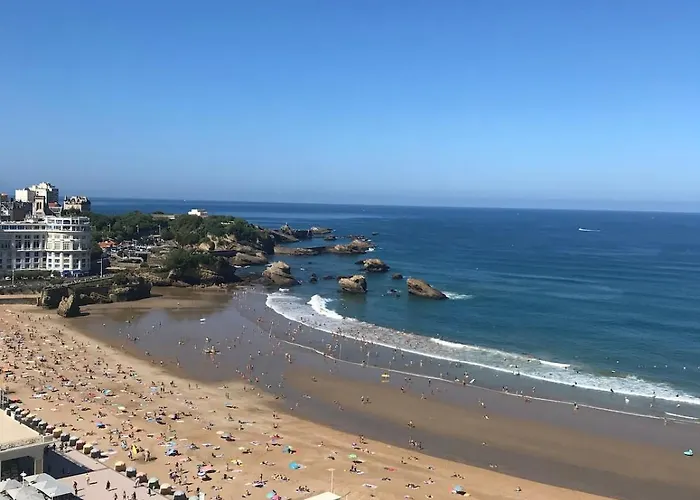 Beau Rénové, Balcon, Accès Plage, Piscine Biarritz